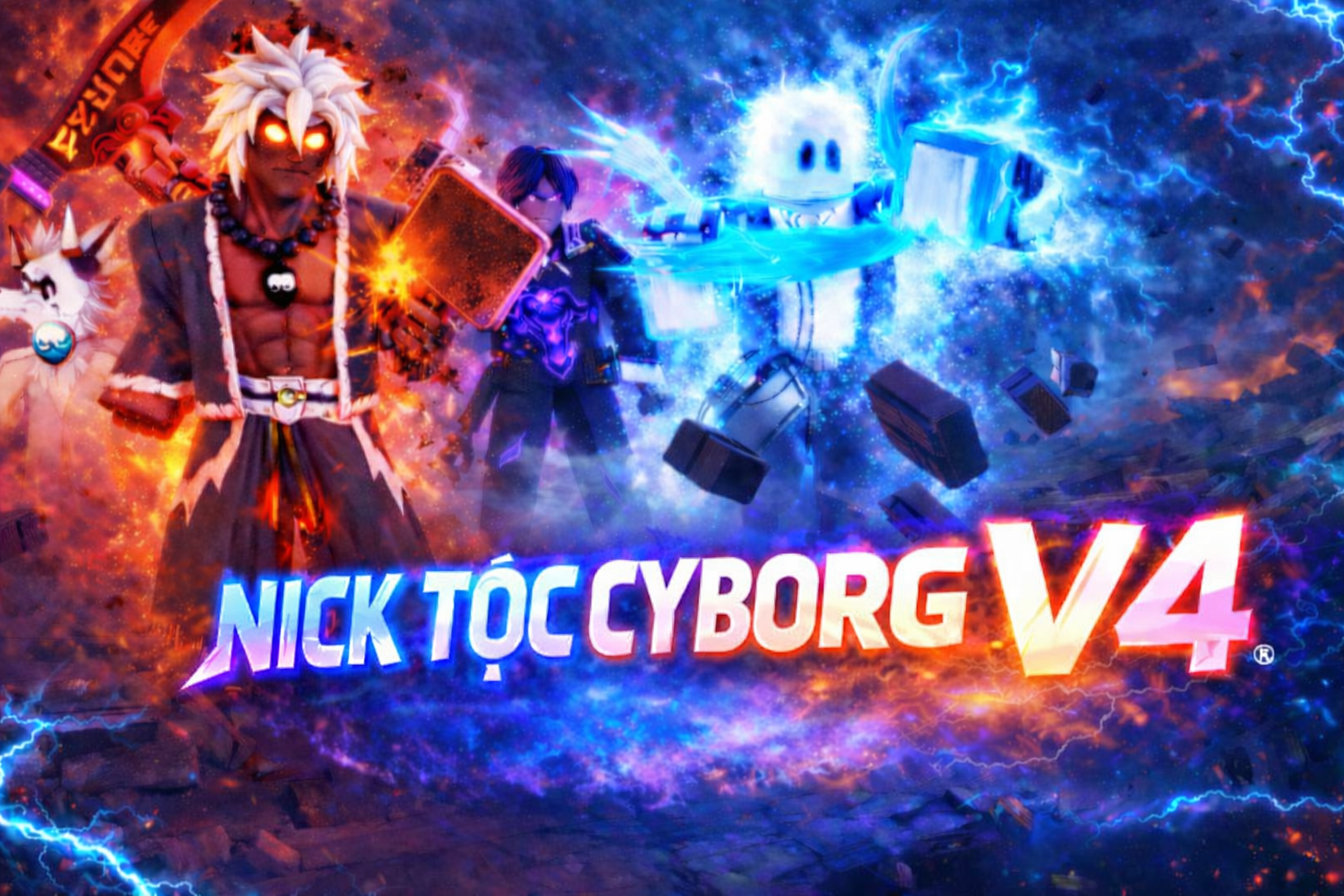 NICK TÔC CYBORG V4 - 2800 LEVEL - SONG KIẾM
